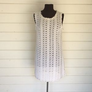 Free People Beach FP Beach White Crochet Cover Up